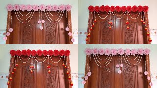 DIY Simple Home Decor - Paper Flower -DIY Door Decor Ideas