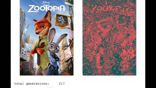 Genetic Algorithm on Image