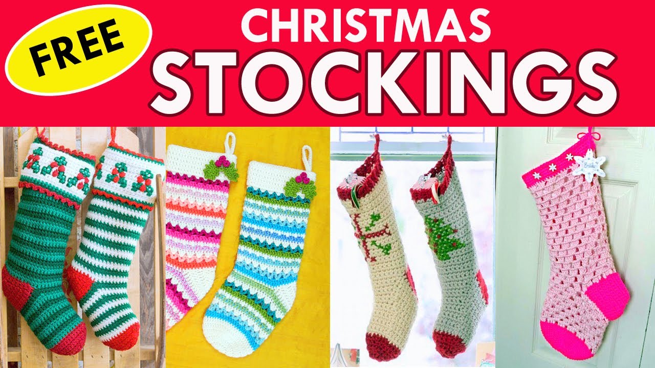 Free Crochet Patterns: CHRISTMAS STOCKING Crochet Pattern Roundup ...