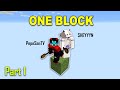 HALA NAHULOG ft. SheyyynPlayz (ONEBLOCK) || MINECRAFT