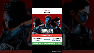 Jawan Movie 25 Day Box Office Collection Budget || #shorts #jailer #gader2s #jawan #omg2 #srk #leo