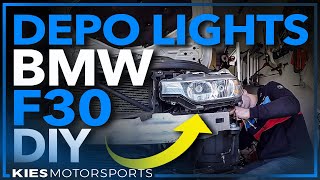 BMW F30 328i Xenon Style Light Retrofit (Depo Projector Lights)