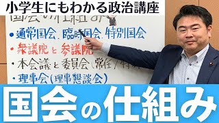 国会の仕組み【小学生にもわかる政治講座】