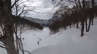 高鷲スノーパークの壁の積雪状態速報！3月13日日曜日