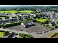 aerial video of broughshane gospel hall church co antrim northern ireland 1