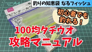 初心者でも釣れる！100均アイテムを使ったタチウオ攻略法