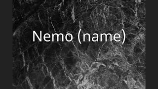 Nemo (name)