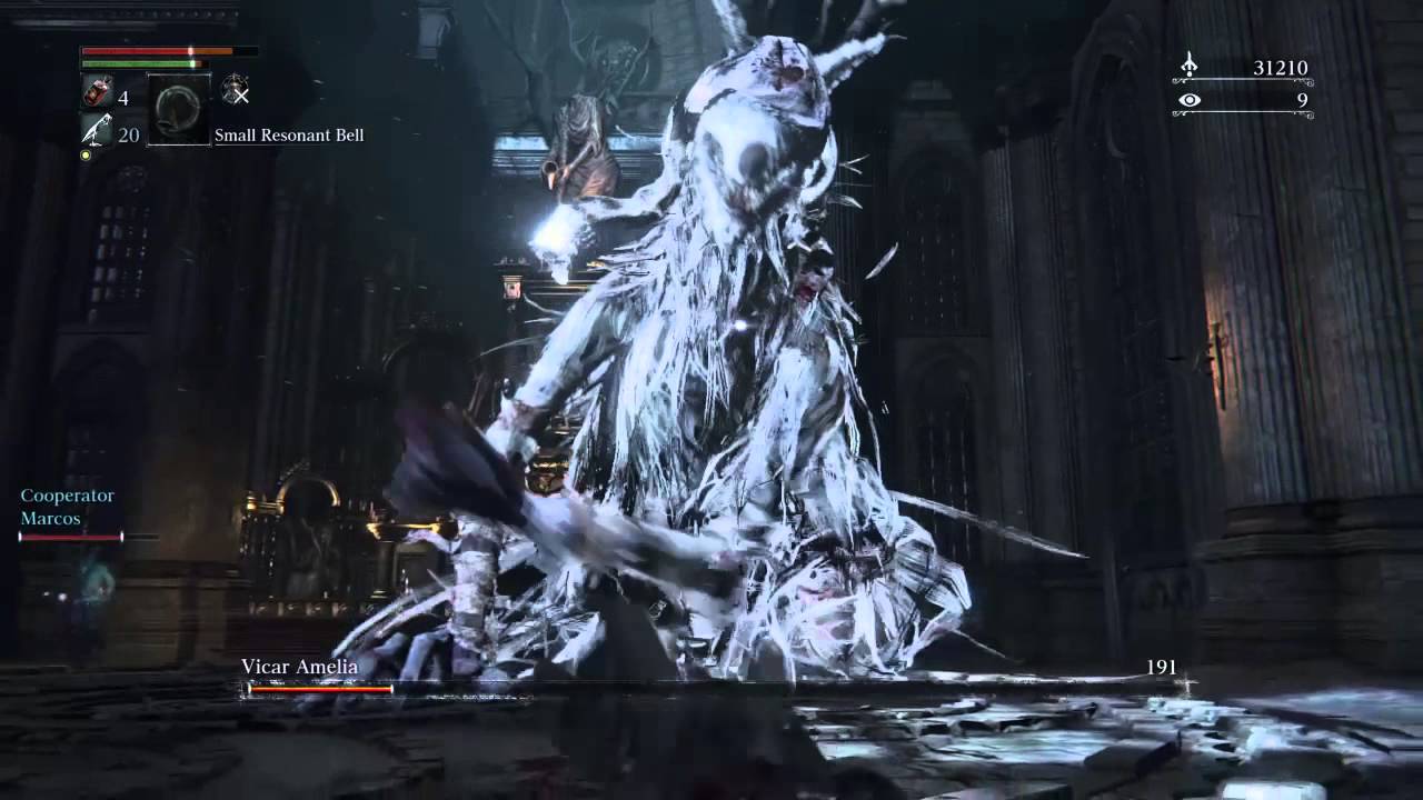 Bloodborne Boss Fight Vicar Amelia Youtube