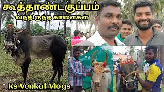 கூத்தாண்டகுப்பம் எருதுகட்டு- 2022அலங்கரித்த காளைகள் | ks venkat vlogs