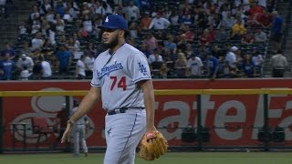 LAD@ARI: Jansen strikes out the side in the 9th