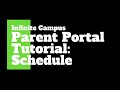 ic parent portal tutorial schedule