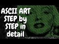 Image to ASCII art in CMD with do's and dont's | TechTurfy | ASCII art | batch file