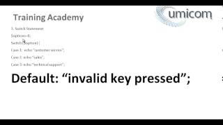 Part 28: Learning Programming (PHP Web Development) with Sammy Hegab - Switch Statement