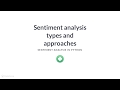 Python Tutorial: Sentiment analysis types and approaches