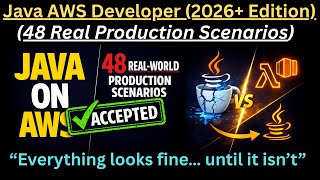 48 "Java AWS Developer" Real Production Scenarios for "Senior Devs" to Get Hired (2026+ Edition) !!