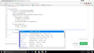 Day 8 of code: Dictionaries and Maps! hackerrank | java | tutorial