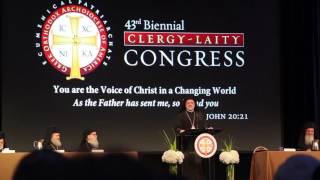 Clergy-Laity 2016 Welcome Speech Met  Nicholas