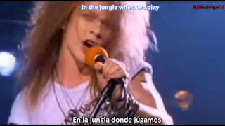 Guns N' Roses - Welcome To The Jungle [Lyrics y Subtitulos en Español]