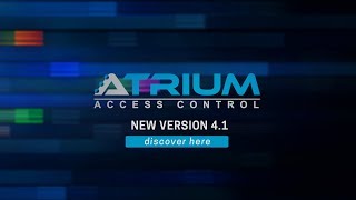 CDVI | ATRIUM 4.1 - Discover the features