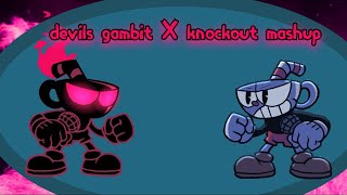 FNF INDIE CROSS - devils gambit X knockout mashup