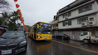 （大南汽車）133春節現定路線 KKA-0956 捷運關渡站-關渡宮 路程景