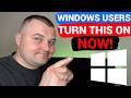 Your Windows 10 Or 11 Is Slow Because This Hidden Feature Is Off — Turn It On!
