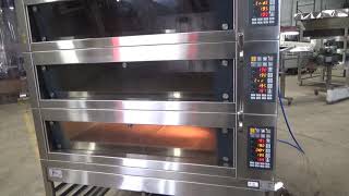 Miwe Condo, Electric Deck Oven W/ Steam And Oven Loader, Type: CO 3.1212, Running