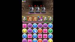 パズドラ　「メタドラダンジョン」　薔薇戦姫　グレイスヴァルキリー　回復９倍パーティー