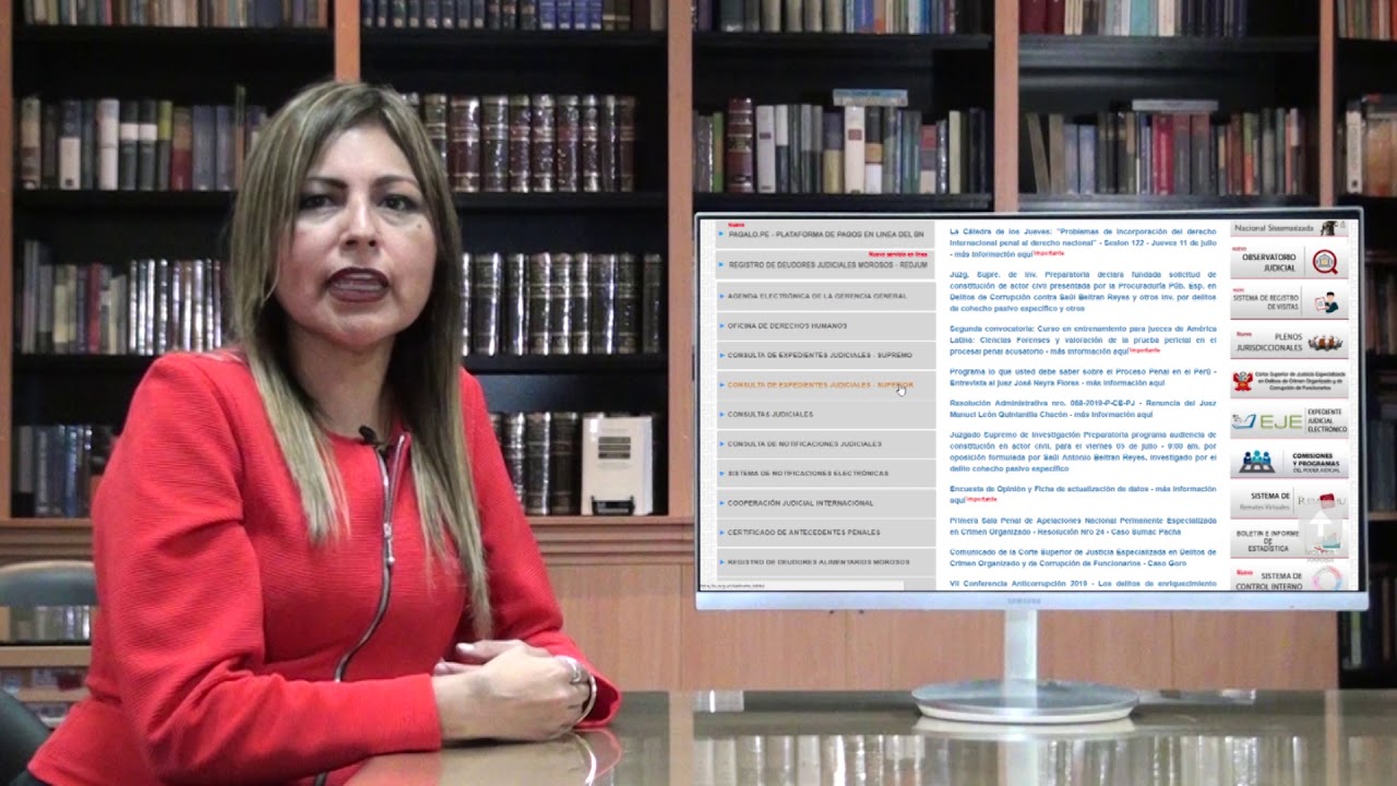 ¿Cómo Consultar Un Expediente Judicial Por Internet? - YouTube