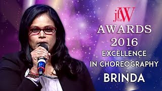 Women Always Rock | Brinda Master at JFW Achievers Awards 2016 | Excellence in Choreography | JFW