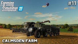 Harvesting 13ha Barley with Fendt\u0026JCB Part-2 #11 🔹️Calmsden Farm🔹️Farming Simulator 22🔹️Timelapse