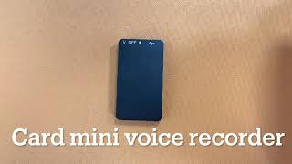 Aomago Slimmest Voice Activated Recorder 16GB Pocket Small Digital Recorder L800