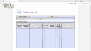 How to conduct IOSH Managing Safely Risk Assessment Form URDU . HINDI