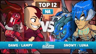 Snowy \u0026 Luna vs Dawg \u0026 Lampy - Top 12 - Autumn Championship 2023 - NA 2v2