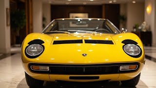 1966 Lamborghini Miura: The Birth of the Supercar Legend! 🏎️✨\