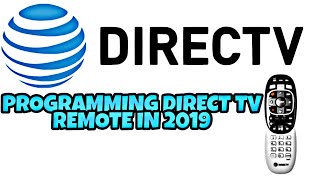 Programing Direct Tv remote to Genie DVR (still works in 2019)