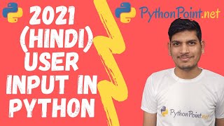 6 User Input In Python | Learn python in Hindi | PythonPoint