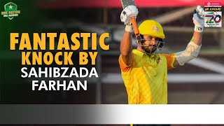 Fantastic Knock By Sahibzada Farhan | Peshawar vs FATA | Match 59 | National T20 | PCB | M1W1L