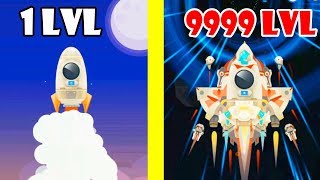 Idle Space Colonizers! Max Level Upgrading Spaceship and Opening All Planets! Space Evolution 9999+