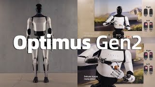 Tesla Optimus Gen 2, Its Most Powerful Humanoid Robot Yet – Two-Finger Egg Pinch, Squats, 30% Faster