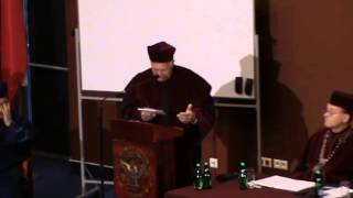 Wystąpienie Vaclava Klausa podczas ceremonii wręczenia doktoratu honoris causa na UKSW