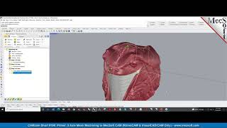 CAMJam  Short 198: Primer:  5 Axis Mesh Machining with MecSoft CAM