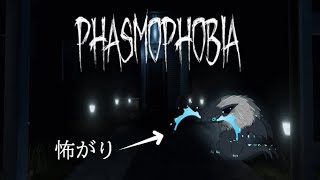 【Phasmophobia】新米調査員(ビビり)が先輩に指導されつつ幽霊観察する【協力プレイ】