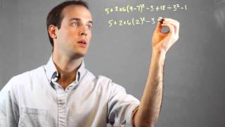How to Work on PEMDAS in Pre-Algebra : Math Calculations