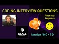 Coding Interview Questions | Fibonacci Sequence (JavaScript)