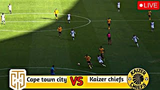 🛑LIVE; Cape town city vs Kaizer Chiefs| Mtn8 cup Quarter-final live streaming