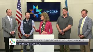 News conference: Affordable Housing Update