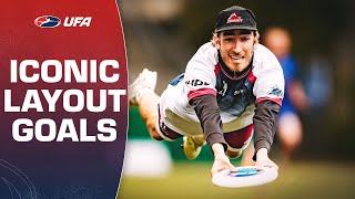 Five minutes of iconic layout goal highlights | Pro ultimate frisbee