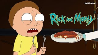 Rick's Sinister Secret to His Spaghetti | Rick and Morty | adult swim