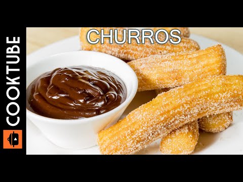 Easy Churros with Chocolate Sauce Recipe | Spanish Dessert Easy Churros with Chocolate Sauce Recipe | Spanish Dessert